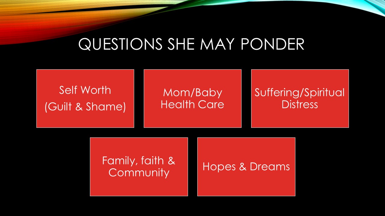 These entities are related to the Five Theological Themes in the book Triumphant Hope In the Midst of Despair: Supporting Antepartum Mothers by Inez B. Cotton, 2019, Chapter 4.